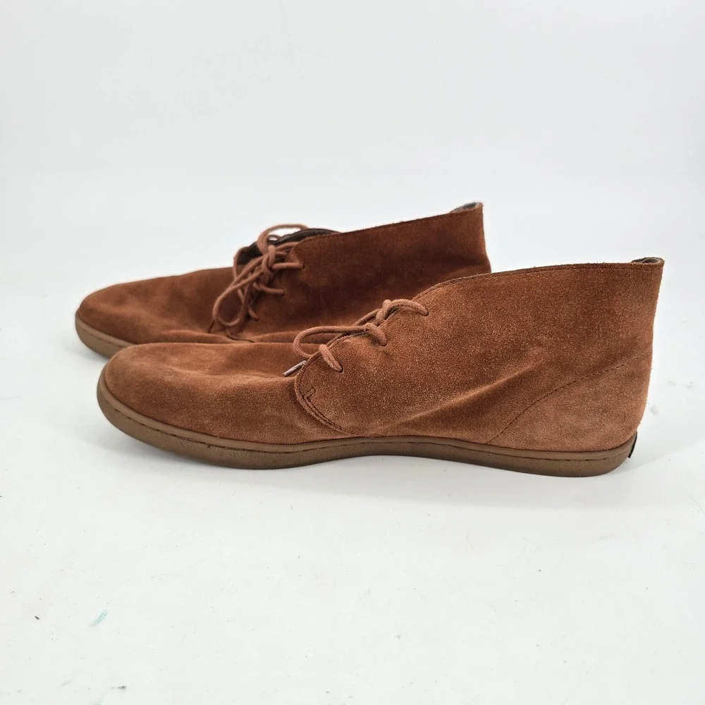 Cole Haan Chukka Boots Mens 11 Boots Brown Suede Lace Up C20873